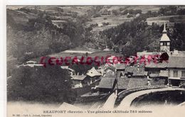 73 - BEAUFORT - VUE GENERALE - EDITEUR GRIMAL CHAMBERY N° 328 - Autres & Non Classés