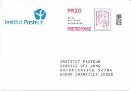 PAP  Institut Pasteur. (Voir Commentaires) - Prêts-à-poster: Réponse /Ciappa-Kavena
