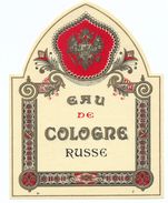 1 Etiquette Ancienne De EAU DE COLOGNE RUSSE - Etichette