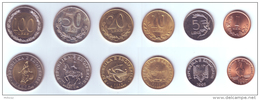 Albania 6 Coins Lot 1995-2000 - Albanien