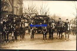 Pontpierre 1924 Baptême Des Cloches Les Cavaliers Devant L'Eglise Près De Faulquemont Morhange Saint Avold - Faulquemont