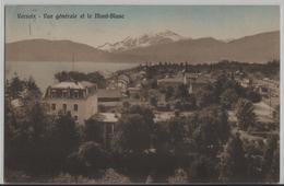 Versoix - Vue Generale Et Le Mont-Blanc - Photo: R.E. Chapallaz - Versoix