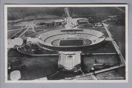 Motiv Olympia Sommer 1936-?-? Ansichtskarte Olympiastadion Flugaufnahme #28940 - Summer 1936: Berlin