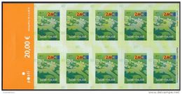 Finlandia 2011 - León Heráldico, Verde - Pliego De 10 - MNH ** - Ungebraucht