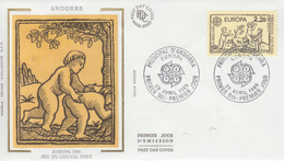 Enveloppe  1er  Jour   ANDORRE    EUROPA    1989 - FDC