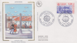 Enveloppe  FDC  1er  Jour   ANDORRE  ANDORRA    EUROPA    1990 - 1990