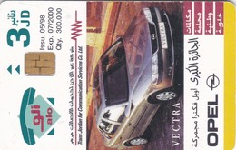 Jordan, JO-ALO-0021, Opel, Car, Football, 2 Scans. - Jordanie