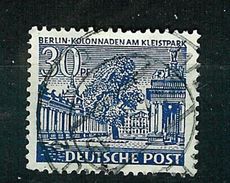 Berlin 1949: Mi.-Nr. 51 (PM 8): Berliner Bauten   Gest. - Variedades Y Curiosidades