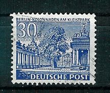 Berlin 1949: Mi.-Nr. 51 (PM 9): Berliner Bauten   Gest. - Abarten Und Kuriositäten