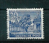 Berlin 1949: Mi.-Nr. 51 II (PM 5): Berliner Bauten   Gest. - Abarten Und Kuriositäten