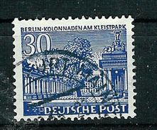 Berlin 1949: Mi.-Nr. 51 II (PM 5): Berliner Bauten   Gest. - Abarten Und Kuriositäten