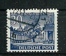 Berlin 1949: Mi.-Nr. 51 II (PM 5): Berliner Bauten   Gest. - Errors & Oddities