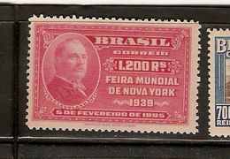 Brazil ** & New York World's Fair 1939 (354) - Ongebruikt