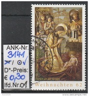 29.11.2013 - SM "Weihnachten 2013-Hirten A.d. Krippe"  -  O Gestempelt -  Siehe Scan (3141o 01-02) - Used Stamps