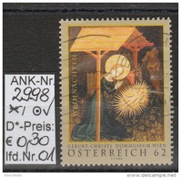 25.11.2011 - SM "Weihnachten 2011 - Dommuseum Wien" - O Gestempelt - Siehe Scan  (2998o  01-04) - Used Stamps