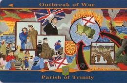 JERSEY ISLANDS. 39JERJ. LIBERATION. Parish Of Trinity Outbreak Of War. 15000 Ex. (623) - Army