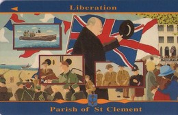 JERSEY ISLANDS. 39JERF. LIBERATION. Parish Of St Clement Liberation. 15000 Ex. (624) - Armée