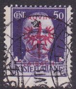 Italy-WW II Occupation-German Occupation Of Lubiana N43 1944 50c Violet, Used - Occ. Allemande: Lubiana