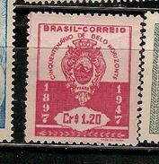 Brazil ** & 50 Ann. Of Belo Horizonte 1897-1947 (461) - Unused Stamps