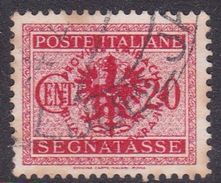 Italy-WW II Occupation-German Occupation Of Lubiana NJ16 1944 Postage Due, 20c Rose, Used - Occup. Tedesca: Lubiana