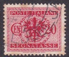 Italy-WW II Occupation-German Occupation Of Lubiana NJ16 1944 Postage Due, 20c Rose, Used - Duitse Bez.: Ljubljana