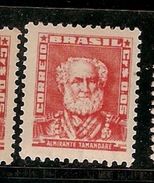 Brazil * & Serie Corrente, Admiral Tamandare 1952-1954 (576) - Unused Stamps