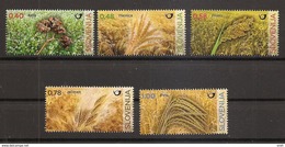 SLOVENIA 2017,NEW,CEREALS FROM SLOVENIA,BUCKWHEAT,,WHEAT,MILLET,BARLEY,,SPELT,MNH - Autres & Non Classés