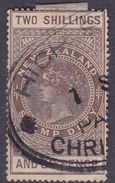 New Zealand AR33, 1907 Fiscal Stamps, 2Sh6p Brown, Used - Oblitérés