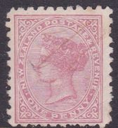 New Zealand Scott 61, 1882 1d Pink, Used - Used Stamps