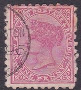 New Zealand Scott 61b, 1882 1d Pink Perf 12 X 11.5, Used - Used Stamps