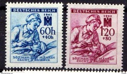 Böhmen Und Mähren 1942 Mi 111-112 ** Rotes Kreutz [241213III] @ - Ongebruikt