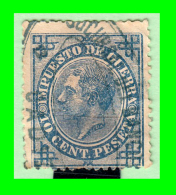 ESPAÑA 10 CTS IMPUESTO DE GUERRA 1876 ALFONSO XII - War Tax