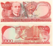 COSTA RICA   1'000  Colones   P264a   Dated 24-2-1999   UNC - Costa Rica