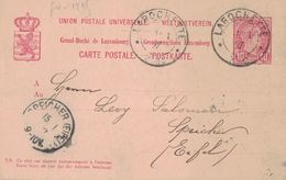 LUXEMBOURG - ENTIER POSTAL - LAROCHETTE - 14-1-1897 (P1) - Entiers Postaux
