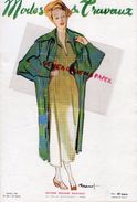 REVUE MODES & TRAVAUX- JANVIER 1948- DESSIN DE BRENOT- MODE - Fashion
