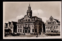 Schwäbisch Hall - S/w Rathaus Mit Pranger - Schwäbisch Hall