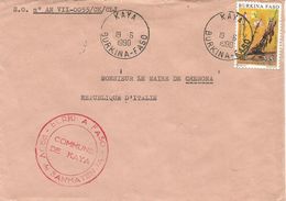 Burkina Faso 1990 Kaya Parasite Plant Flower Official Cover - Burkina Faso (1984-...)