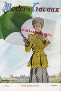 REVUE MODES & TRAVAUX- AVRIL 1946- N° 551- NINA RICCI-WORTH-JEAN PATOU  MODE - Fashion
