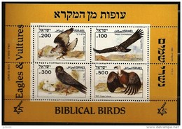 ISRAEL Oiseaux, Rapaces, Birds, Vögel, Yvert  BF 28.  ** Neuf Sans Charniere MNH. - Aigles & Rapaces Diurnes