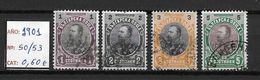 LOTE 1419  ///  BULGARIA  1901     YVERT Nº: 50/53    CATALOG./COTE: 0,60€ - Gebruikt