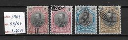 LOTE 1419  ///  BULGARIA  1901     YVERT Nº: 55/57    CATALOG./COTE: 1,40€ - Used Stamps