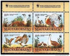 HONGRIE WWF, Animaux En Danger, Oiseaux, Yvert N°3349/52. MNH, Neuf Sans Charniere. - Autres & Non Classés