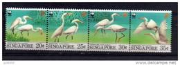 SINGAPOUR, WWF, Oiseaux. Yvert N° 684/87 ** Neuf Sans Charniere. MNH. - Unused Stamps