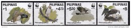 PHILIPPINES, PILIPINAS, WWF, Oiseaux, Rapaces . Yvert N° 1856/59 ** Neuf Sans Charniere. MNH. - Ungebraucht