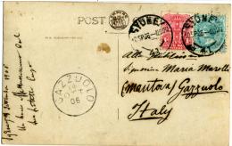 AUSTRALIA  Sydney Per Gazzuolo Mantova  Postcard Mosman Bay - Cartas & Documentos