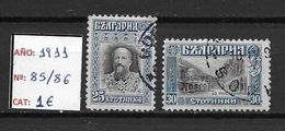 LOTE 1419  ///  BULGARIA  1911       YVERT Nº: 85/86     //    CATALOG./COTE: 1 €           ¡¡¡LIQUIDATION!!! - Used Stamps