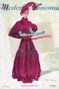 REVUE MODES & TRAVAUX-NOVEMBRE 1947- N° 564- CHAPEAU MAUD ROSE-LEGROUX-LE MONNIER  MODE - Mode