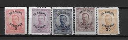 LOTE 1419  ///  BULGARIA 1919       YVERT Nº: 134/138 *MH   //    CATALOG./COTE:            ¡¡¡LIQUIDATION!!! - Used Stamps