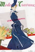 REVUE MODES & TRAVAUX-AVRIL1948- N° 568- JACQUES FATH- CHAPEAU GILBERT ORCEL-LE MONNIER-MAUD ROSER-POUDRE COTY-MODE - Fashion