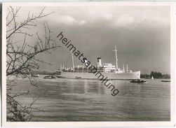 Hamburg - Övelgönne - M. S. Italia - Foto-Ansichtskarte - Altona